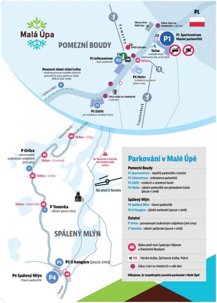 Penzion Apalucha Dolní Malá Úpa Eksteriør billede